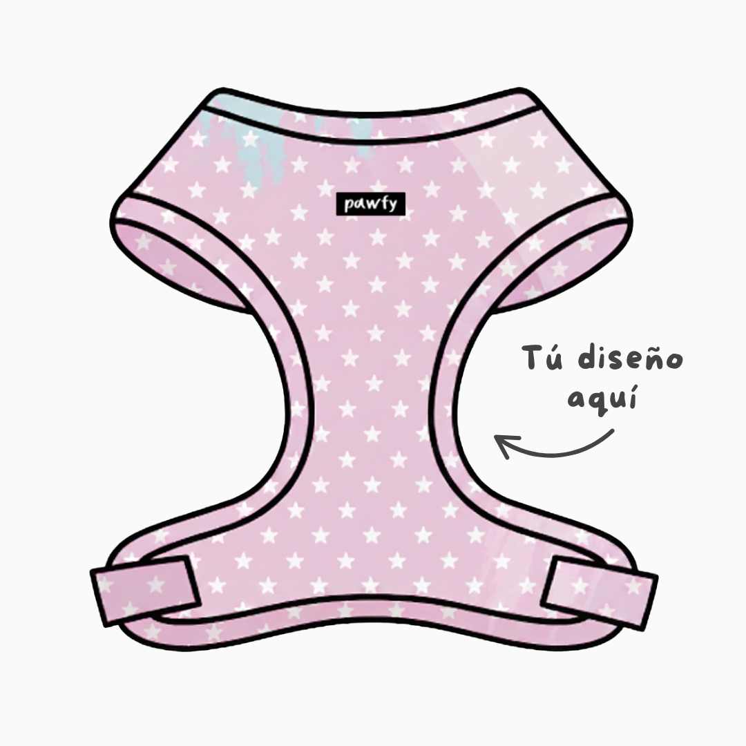 Arnés Ajustable 100% Personalizado Arnés con Nombre Arnés con