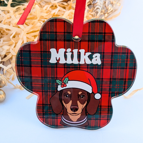 Adorno Navidad Huella