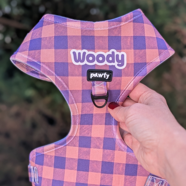 Arnés Ajustable Vichy Pop Purple